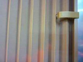 Pull across partition door/Room divider