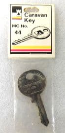 Replacement caravan door key MC