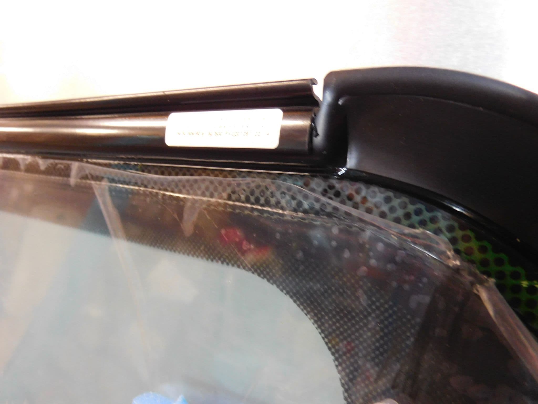 Rimor caravan motorhome window
