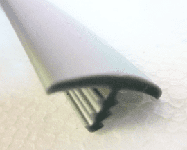 Silver /Grey knock in edge