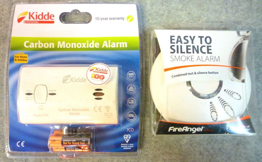 Smoke Alarm & carbon monoxide detector Set