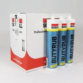 Soudal Butyrub Polybutene Based Non-Setting Mastic - Box of 15 310ml
