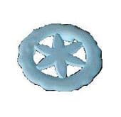 Star Push In Vent (5 Pack)
