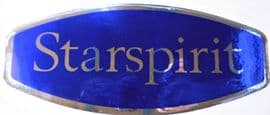 STARSPIRIT Raised Resin  Decal blue