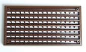Static caravan Surface Vent 170mm Brown