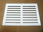 Static motorhome caravan Louvre vent white