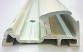 Swift Motorhome camper aluminium rail 2m x 34mm White Awning rail