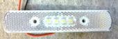 Swift motorhome campervan Britax  Clear Marker light