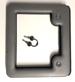 THETFORD CASSETTE ACCESS TOILET DOOR GREY C200 C400 DOOR 3