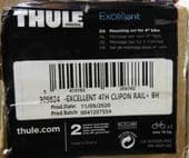 THULE  Excellent 4th clip on rail 309824  & BH