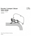 Thule Omnistor Ducato/Jumper/Boxer adapter kit 94-06