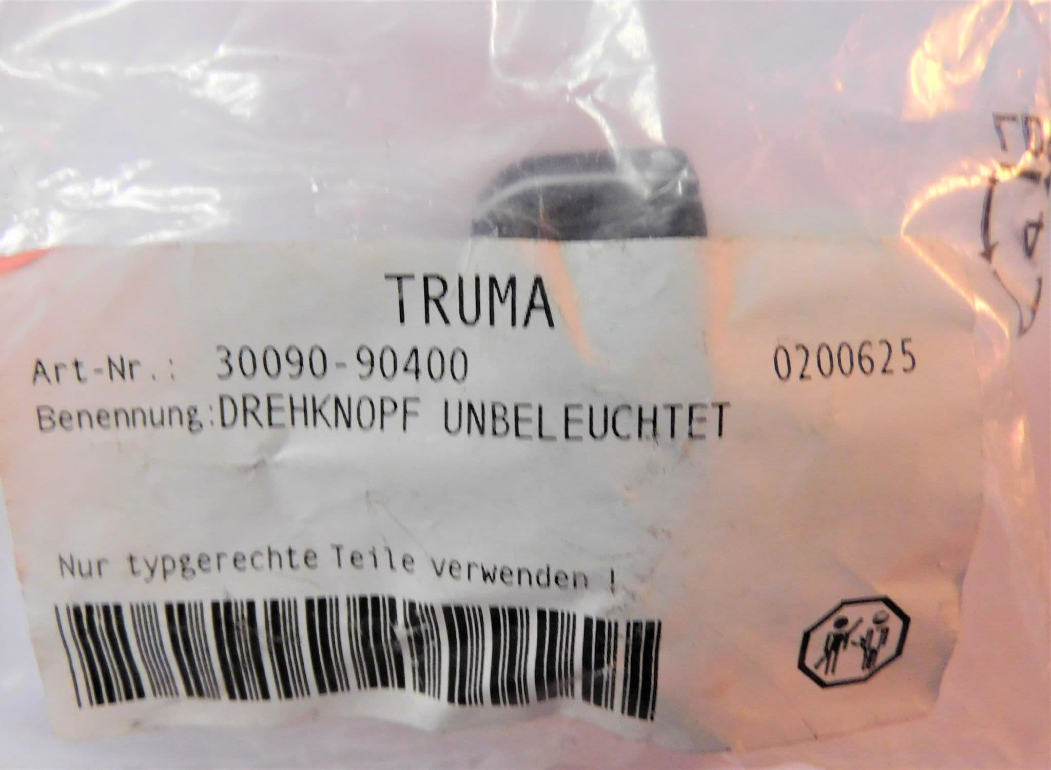 Truma S Heater / Fire Gas Control Knob 3009090400