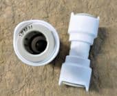WHALE water system 12mm pushfit connectors x 2