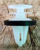 White Nylon Door  trim panel retainer clips x 6