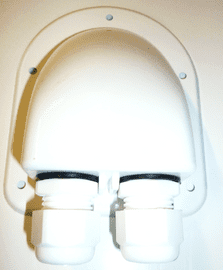 White Roof Gland 2 way STMP006