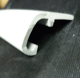 WHITE RUBBERISED ELLBEE MOULDING