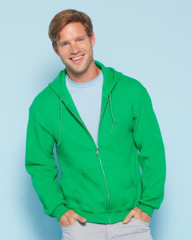 18600 GILDAN HEAVY BLEND™ ADULT FULL ZIP HOODED SWEATSHIRT