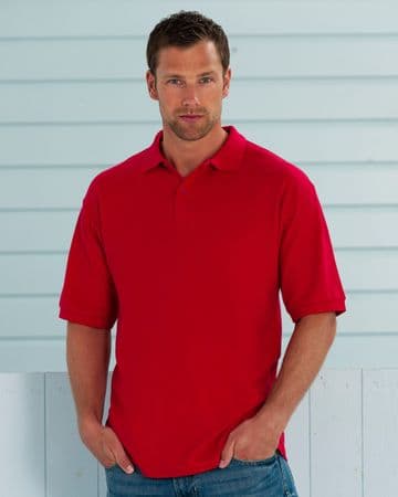 539M RUSSELL MENS CLASSIC POLYCOTTON POLO