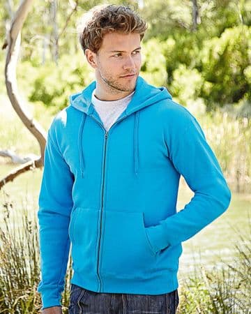 62062 FRUIT OF THE LOOM CLASSIC HOODED SWEAT JACKET