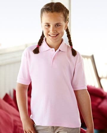 63417 Fruit Of The Loom Children's 65/35 Piqué Polo