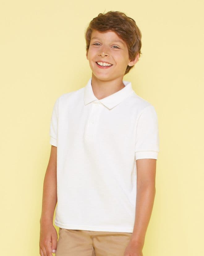 8800B Gildan DryBlend® Youth Piqué Polo Shirt