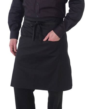 DE122 Dennys Low Cost Waist Apron With Pocket
