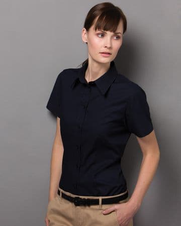 KK360 Kustom Kit Ladies' Workwear Short Sleeve Oxford Shirt