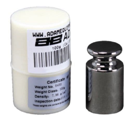 Adam Equipment | E2 100g Calibration Weight | Oneweigh.co.uk
