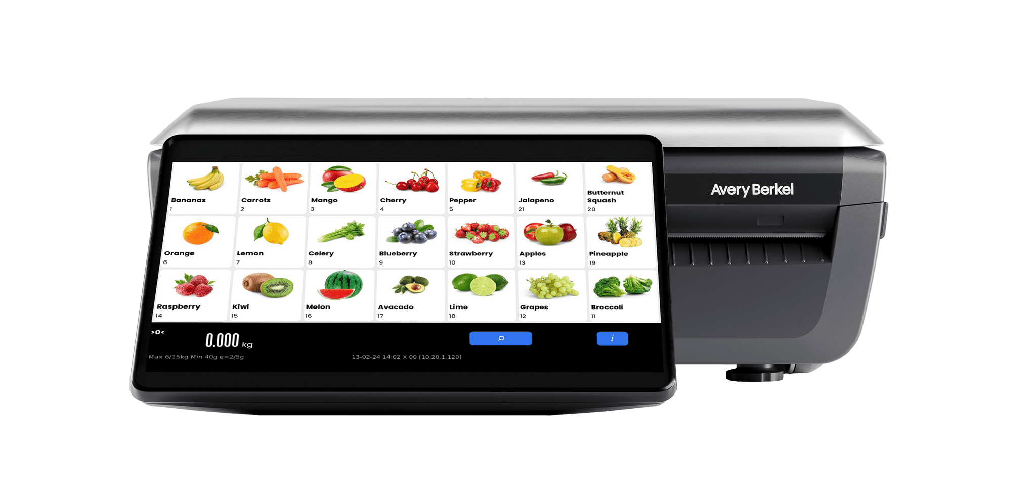 Avery Berkel | X PRO 100 Label & Receipt Printing Scale | Oneweigh.co.uk
