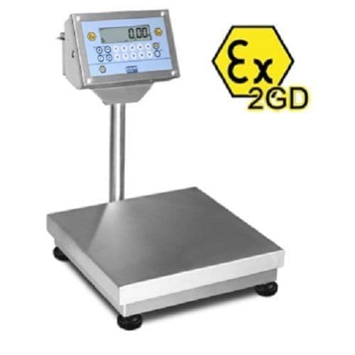 Dini Argeo Easy Pesa Zone 1/21 Trade Approved Atex Scale - EPXI2GD60BM - 30/60kgx10/20g - 600mmx600mm App