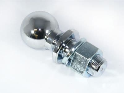 50mm Chrome Trailer Hitch Ball with 1