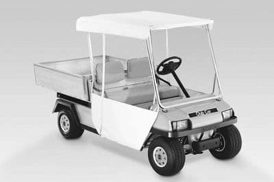 Club Car, 3 Sided enclosure, White