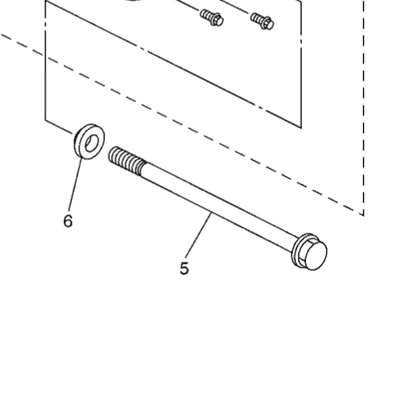 Bolt, Drive Clutch, Yamaha YDRA (OEM)