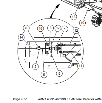 Cable, main, park brake