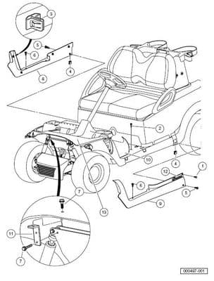 Club Car, ClipBodyTrim