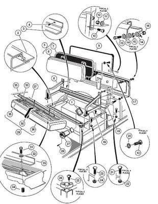 Club Car, Corner cap