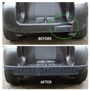 Club Car Rear Underbody Bumper Cover Type B