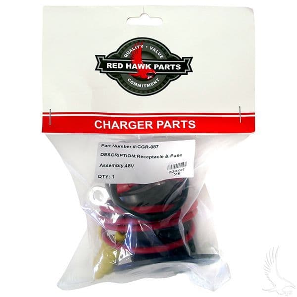 Club Car Receptacle and Fuse 48v