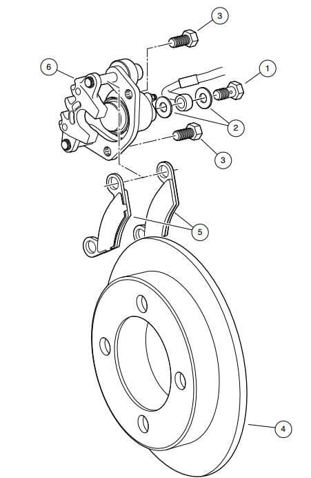 Club Car, Rotor, Disc, Brake  295