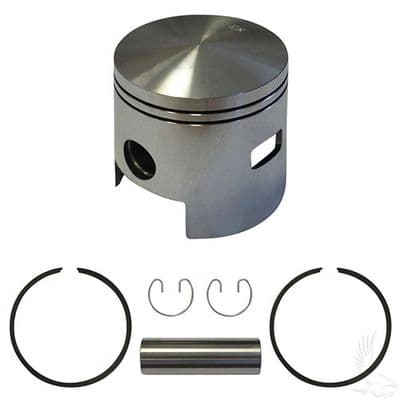 Piston and Ring Assembly, One Port +.25mm, EZGO 2-cycle Gas 80-88