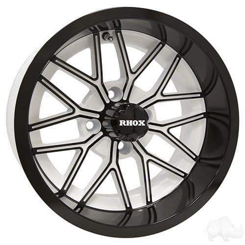 RHOX RX281 White with Gloss Black 14x7 ET-25