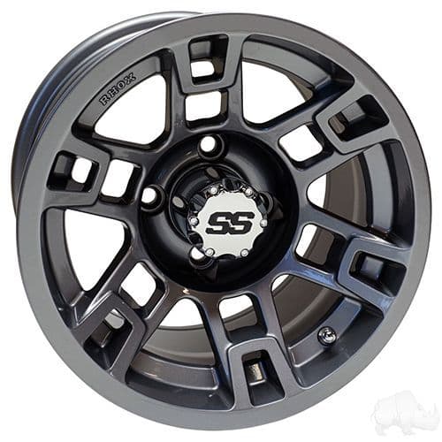 RHOX RX390 Gun Metal 12x7 ET-25