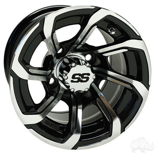 Rhox Rx406 RHOX RX403 Machined Gloss Black 10x7 ET-25