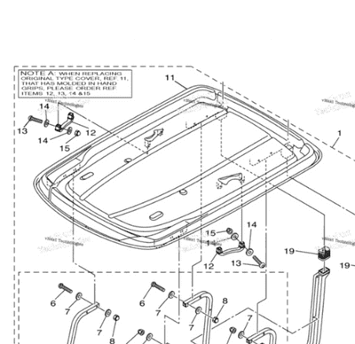 Yamaha, Cover, Sun Top - YDRA/E 2007-Up