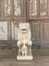 19th Century Marble Lion with Elephant from a Haveli Parapet, Udaipur