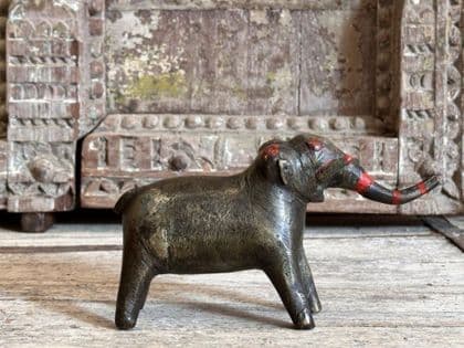 Antique Bronze Elephant, Rajasthan