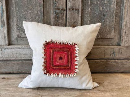 Antique Embroidery Cushion