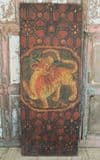 Antique Tibetan Tiger Panel Door