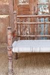 Antique Tribal Charpoi  Dowry Bench (re-strung),