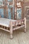 Antique Tribal Charpoi Strung Day Bed (re-strung),